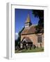 Timber Framed Church Spire, St. Michael & All Saints Church, Castle Frome, Herefordshire, England-Pearl Bucknall-Framed Photographic Print