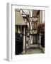 Timber-Framed Houses in a Narrow Alleyway, Rouen, Haute Normandie (Normandy), France-Pearl Bucknall-Framed Photographic Print