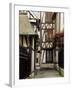 Timber-Framed Houses in a Narrow Alleyway, Rouen, Haute Normandie (Normandy), France-Pearl Bucknall-Framed Photographic Print