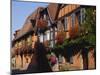 Timber Framed Houses in Niedermorschwihr, Alsace, France-John Miller-Mounted Photographic Print