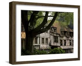 Timber-Framed Houses in the Restored City Centre, Rouen, Haute Normandie (Normandy), France-Pearl Bucknall-Framed Photographic Print