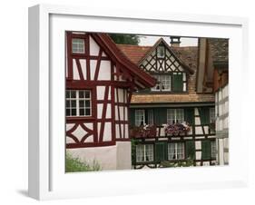 Timber Framed Houses Near Konstanz in the Thurgau Region of Switzerland, Europe-Miller John-Framed Photographic Print