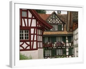 Timber Framed Houses Near Konstanz in the Thurgau Region of Switzerland, Europe-Miller John-Framed Photographic Print