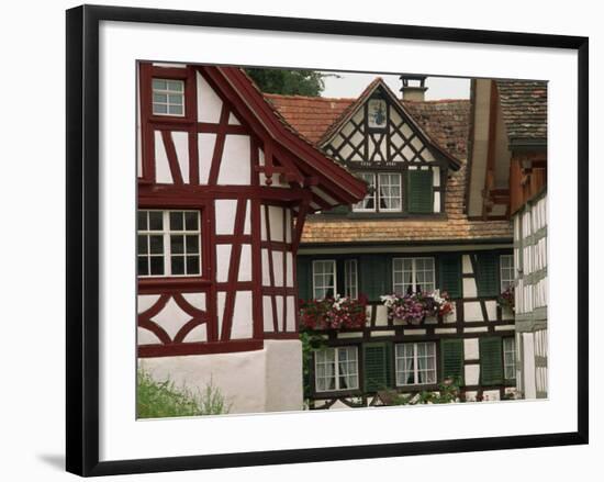 Timber Framed Houses Near Konstanz in the Thurgau Region of Switzerland, Europe-Miller John-Framed Photographic Print