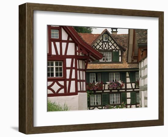 Timber Framed Houses Near Konstanz in the Thurgau Region of Switzerland, Europe-Miller John-Framed Photographic Print