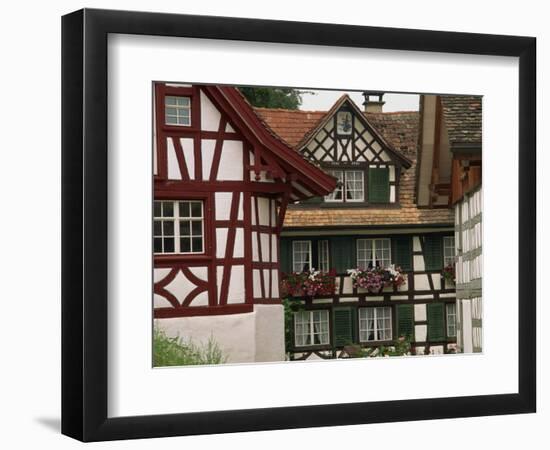 Timber Framed Houses Near Konstanz in the Thurgau Region of Switzerland, Europe-Miller John-Framed Photographic Print