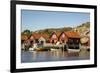 Timber Houses, Grebbestad, Bohuslan Region, West Coast, Sweden, Scandinavia, Europe-Yadid Levy-Framed Photographic Print