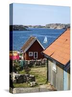 Timber Houses in Fjallbacka, Bohuslan Region, West Coast, Sweden, Scandinavia, Europe-Yadid Levy-Stretched Canvas