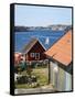 Timber Houses in Fjallbacka, Bohuslan Region, West Coast, Sweden, Scandinavia, Europe-Yadid Levy-Framed Stretched Canvas