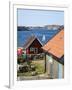 Timber Houses in Fjallbacka, Bohuslan Region, West Coast, Sweden, Scandinavia, Europe-Yadid Levy-Framed Photographic Print