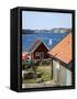 Timber Houses in Fjallbacka, Bohuslan Region, West Coast, Sweden, Scandinavia, Europe-Yadid Levy-Framed Stretched Canvas