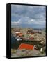 Timber Houses, Vaderoarna (The Weather Islands) Archipelago, Bohuslan Region, West Coast, Sweden-Yadid Levy-Framed Stretched Canvas