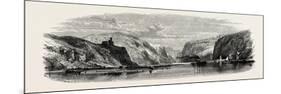 Timber Raft on the Rhine. Germany, 19th Century-null-Mounted Giclee Print