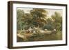 Timber Sawing, C.1820-Peter De Wint-Framed Premium Giclee Print