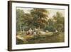 Timber Sawing, C.1820-Peter De Wint-Framed Giclee Print