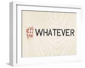 Timber Talk - Whatever-Tom Frazier-Framed Giclee Print