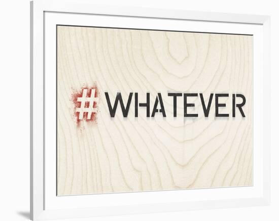 Timber Talk - Whatever-Tom Frazier-Framed Giclee Print