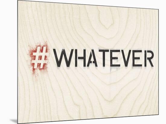 Timber Talk - Whatever-Tom Frazier-Mounted Giclee Print