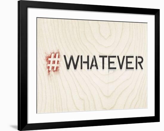 Timber Talk - Whatever-Tom Frazier-Framed Giclee Print