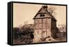 Timbered and Thatched Farm Building with Cart-Benjamin Brecknell Turner-Framed Stretched Canvas