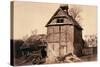 Timbered and Thatched Farm Building with Cart-Benjamin Brecknell Turner-Stretched Canvas