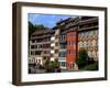 Timbered Buildings, La Petite France Canal, Strasbourg, Alsace, France, Europe-Richardson Peter-Framed Photographic Print