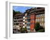 Timbered Buildings, La Petite France Canal, Strasbourg, Alsace, France, Europe-Richardson Peter-Framed Photographic Print