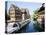 Timbered Buildings, La Petite France Canal, Strasbourg, Alsace, France-Miva Stock-Stretched Canvas