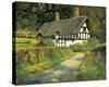 Timbered Cottage-Norman Coker-Stretched Canvas