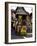 Timbered Houses on Cobbled Street, Eguisheim, Haut Rhin, Alsace, France, Europe-Richardson Peter-Framed Photographic Print