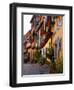 Timbered Houses on Cobbled Street, Eguisheim, Haut Rhin, Alsace, France, Europe-Richardson Peter-Framed Photographic Print