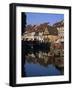 Timbered Houses Reflected in Water in the Evening, Petite Venise, Colmar, Haut-Rhin, Alsace, France-Tomlinson Ruth-Framed Photographic Print