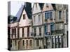 Timbered Houses, Town of Vannes, Gulf of Morbihan, Brittany, France-Bruno Barbier-Stretched Canvas