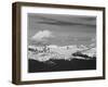 Timberline Dark Fgnd Light Snow Capped Mt Rocky Mountain NP. Never Summer Range, Colorado 1933-1942-Ansel Adams-Framed Art Print