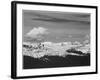 Timberline Dark Fgnd Light Snow Capped Mt Rocky Mountain NP. Never Summer Range, Colorado 1933-1942-Ansel Adams-Framed Art Print