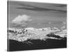 Timberline Dark Fgnd Light Snow Capped Mt Rocky Mountain NP. Never Summer Range, Colorado 1933-1942-Ansel Adams-Stretched Canvas