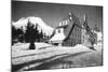 Timberline Lodge and Mt. Hood - Government Camp Photograph-Lantern Press-Mounted Art Print