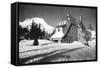 Timberline Lodge and Mt. Hood - Government Camp Photograph-Lantern Press-Framed Stretched Canvas