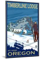 Timberline Lodge, Mt. Hood, Oregon-null-Mounted Poster