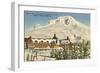 Timberline Lodge, Mt. Hood, Oregon-null-Framed Art Print