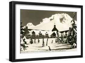 Timberline Lodge, Mt. Hood, Oregon-null-Framed Art Print