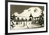 Timberline Lodge, Mt. Hood, Oregon-null-Framed Art Print