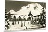 Timberline Lodge, Mt. Hood, Oregon-null-Mounted Art Print