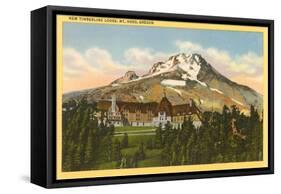 Timberline Lodge, Mt. Hood, Oregon-null-Framed Stretched Canvas