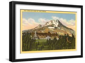 Timberline Lodge, Mt. Hood, Oregon-null-Framed Art Print