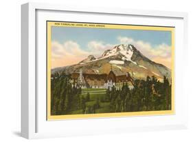 Timberline Lodge, Mt. Hood, Oregon-null-Framed Art Print