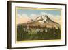 Timberline Lodge, Mt. Hood, Oregon-null-Framed Art Print