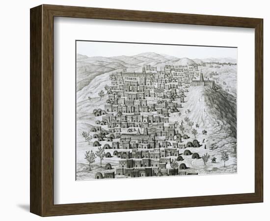 Timbuktu Engraving-null-Framed Giclee Print