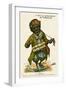 Timbuktu, Mali - Local Musician (Cartoon)-null-Framed Art Print