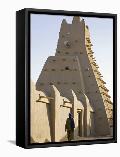 Timbuktu, the Sankore Mosque at Timbuktu Which Was Built in the 14th Century, Mali-Nigel Pavitt-Framed Stretched Canvas